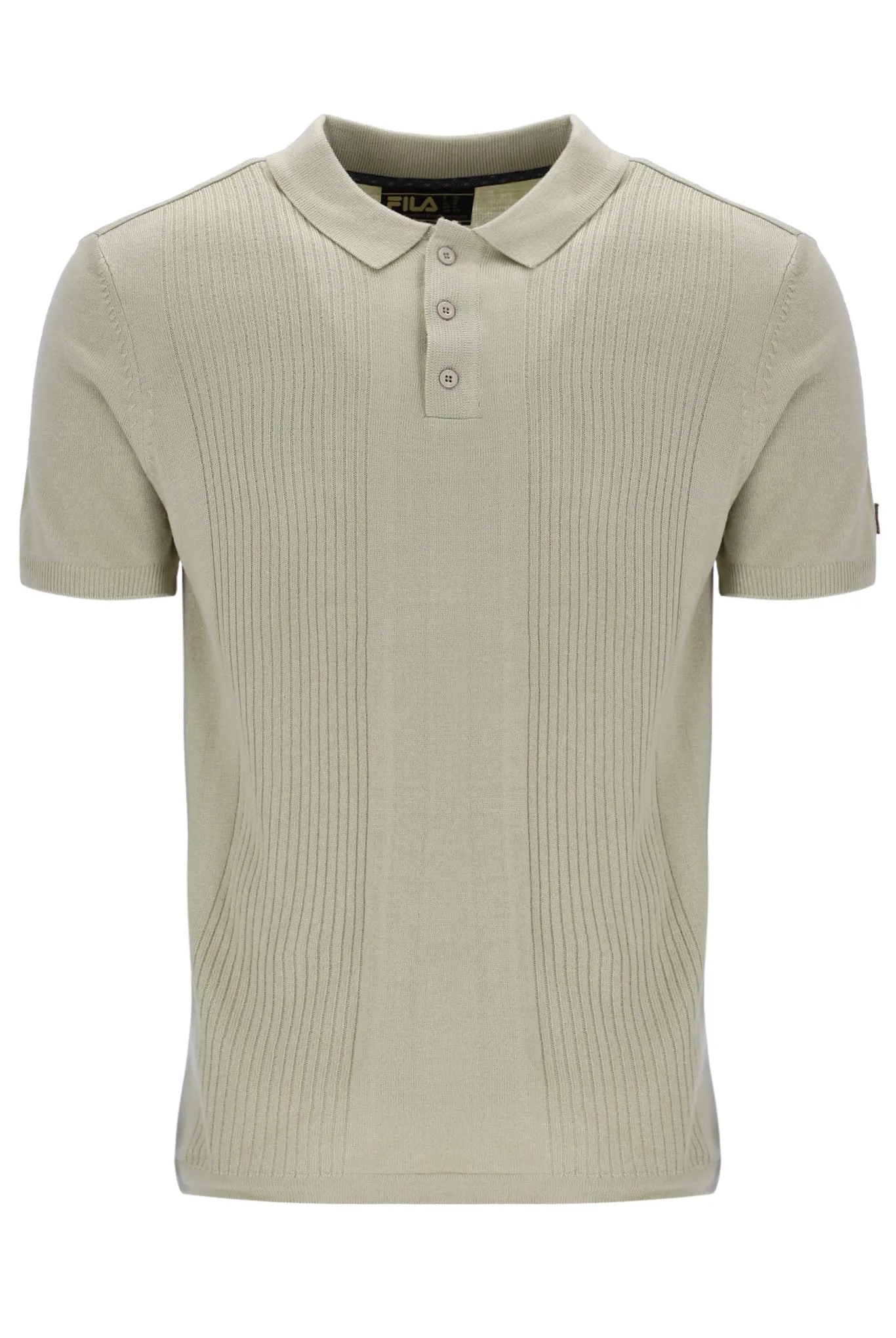 Evan Drop Needle Knit Polo