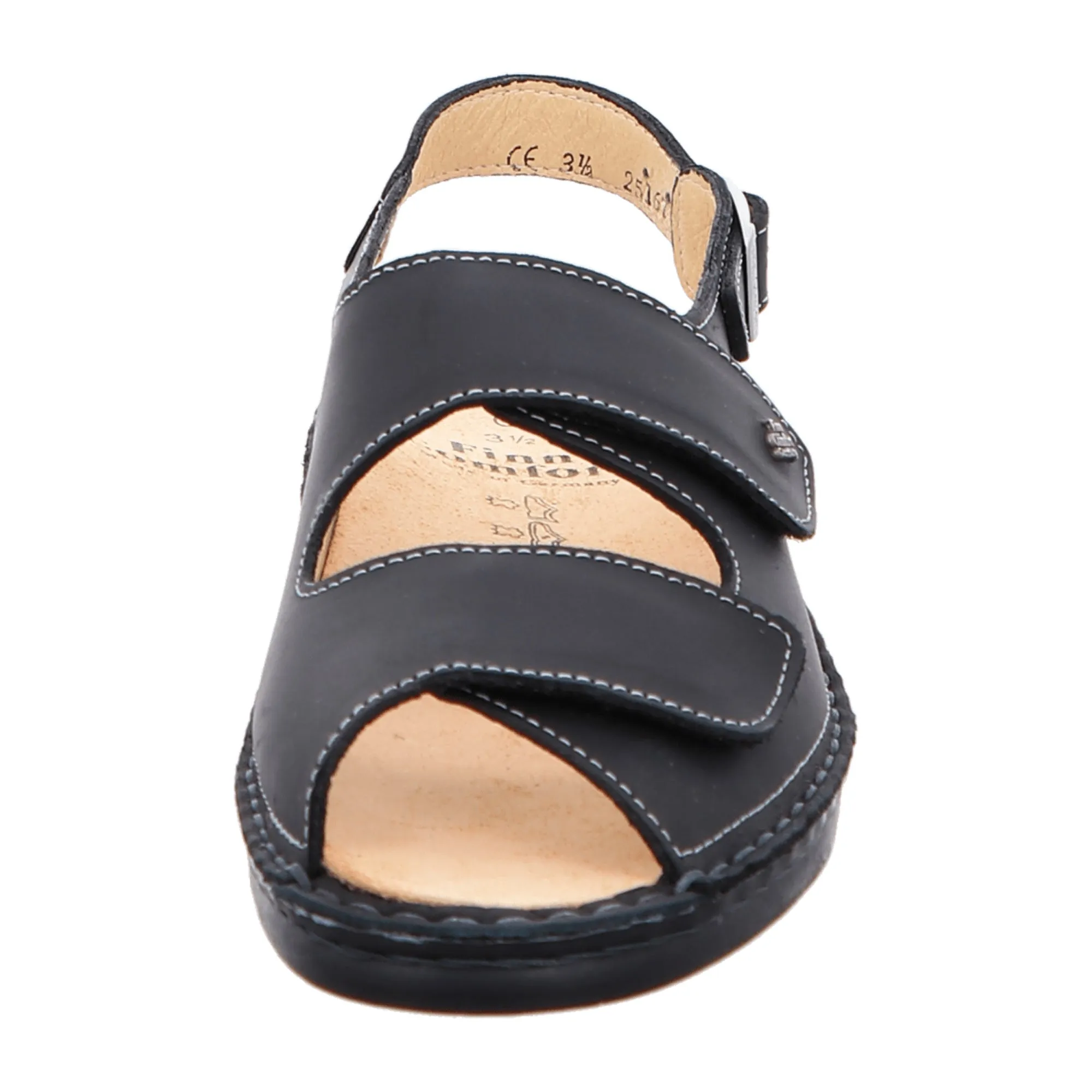 Finn Comfort Tahiti Women's Sandals, Elegant Black Leather - Comfort & Style