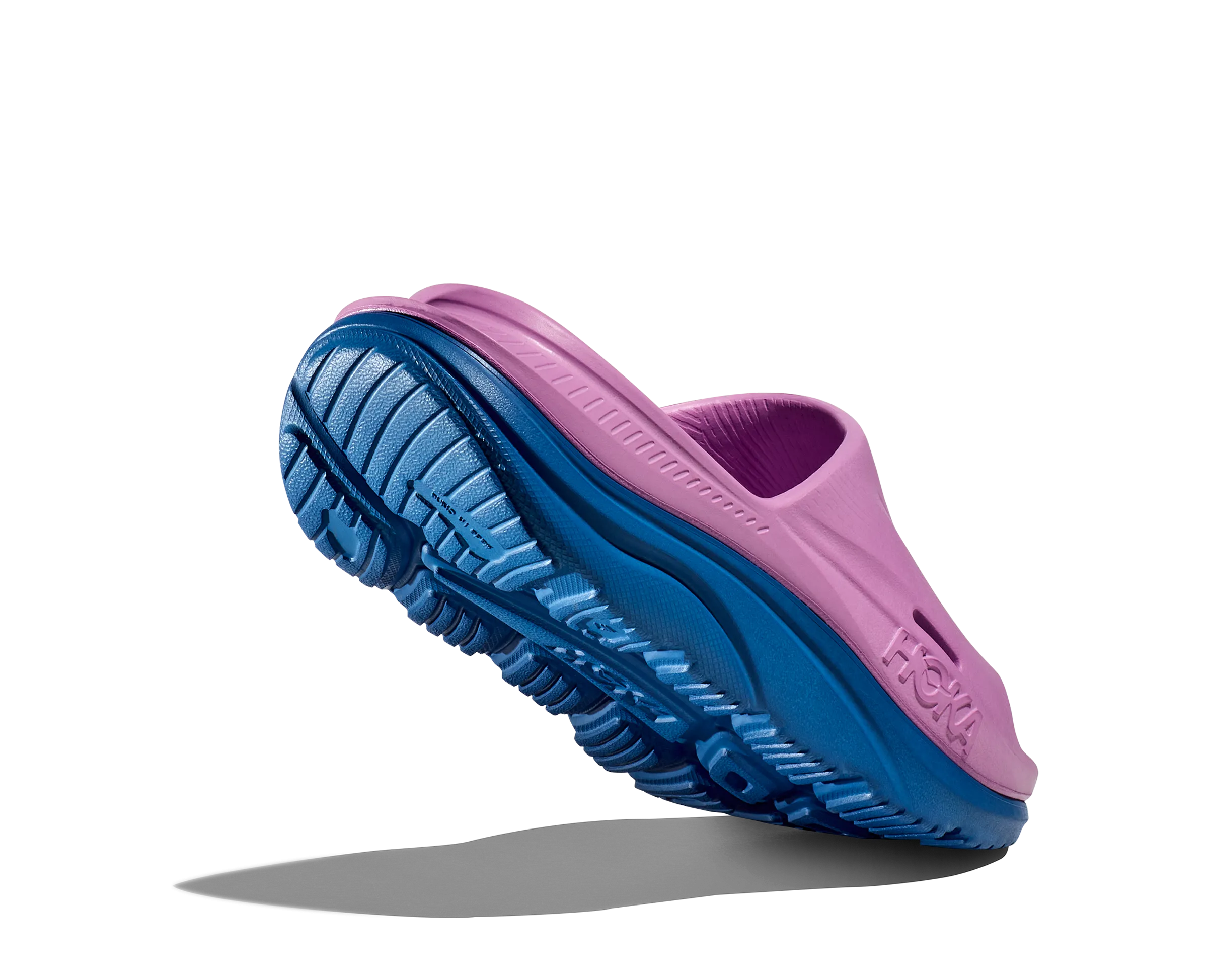 Hoka All Gender/Unisex Ora Recovery Slide 3 Color: Cyclamen/Coastal Sky