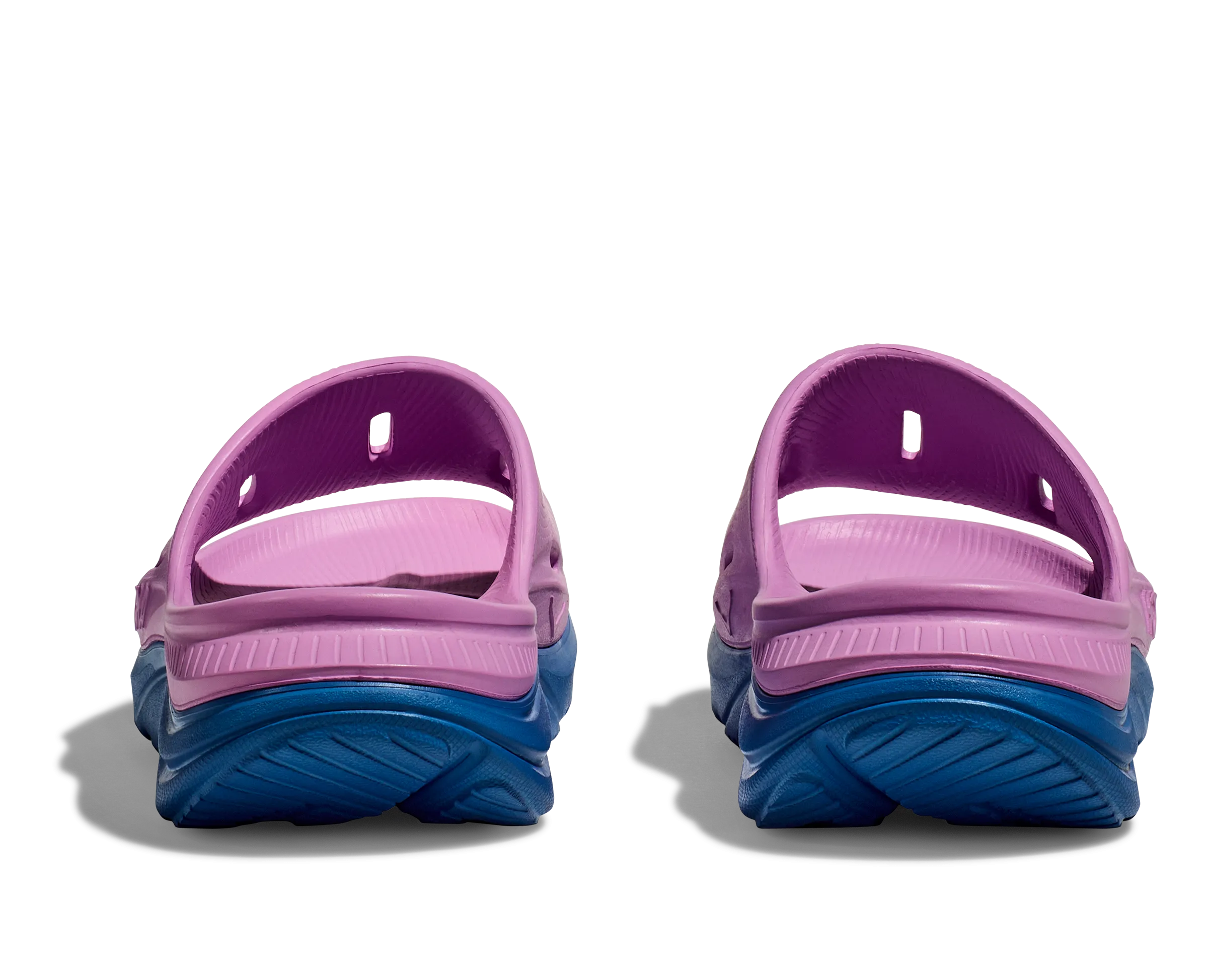 Hoka All Gender/Unisex Ora Recovery Slide 3 Color: Cyclamen/Coastal Sky