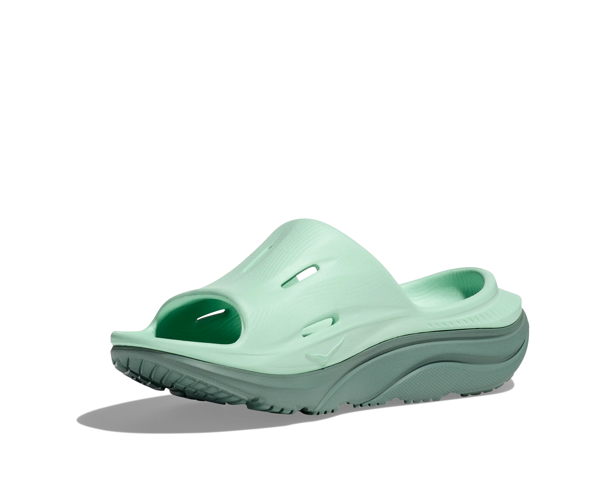 Hoka All Gender/Unisex Ora Recovery Slide 3 Color: Mist Green/Trellis