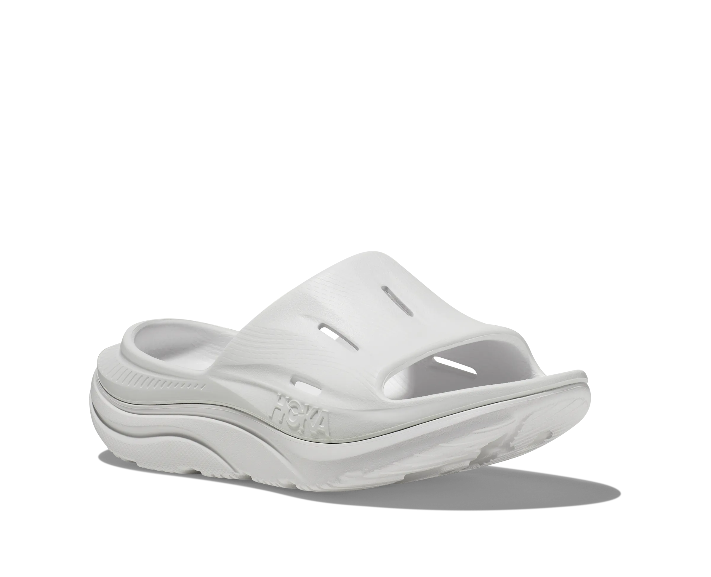 Hoka All Gender/Unisex Ora Recovery Slide 3 Color: White/White