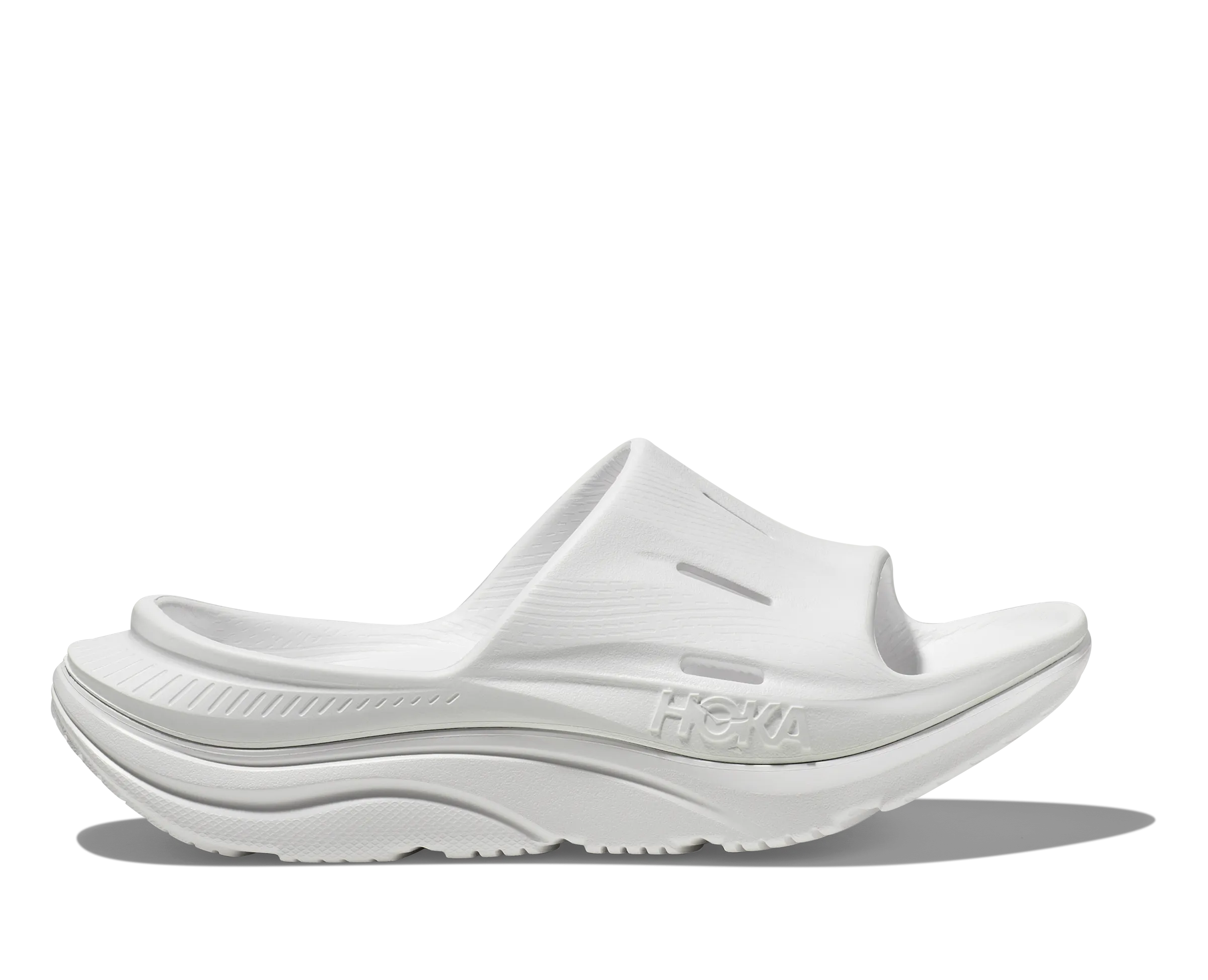 Hoka All Gender/Unisex Ora Recovery Slide 3 Color: White/White