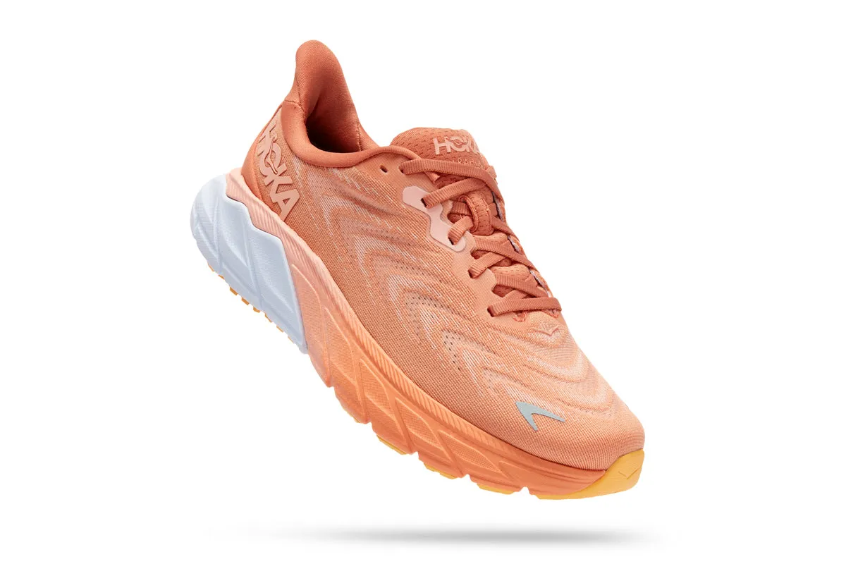 Hoka Arahi 6 B Sun Baked/Shell Coral Womens