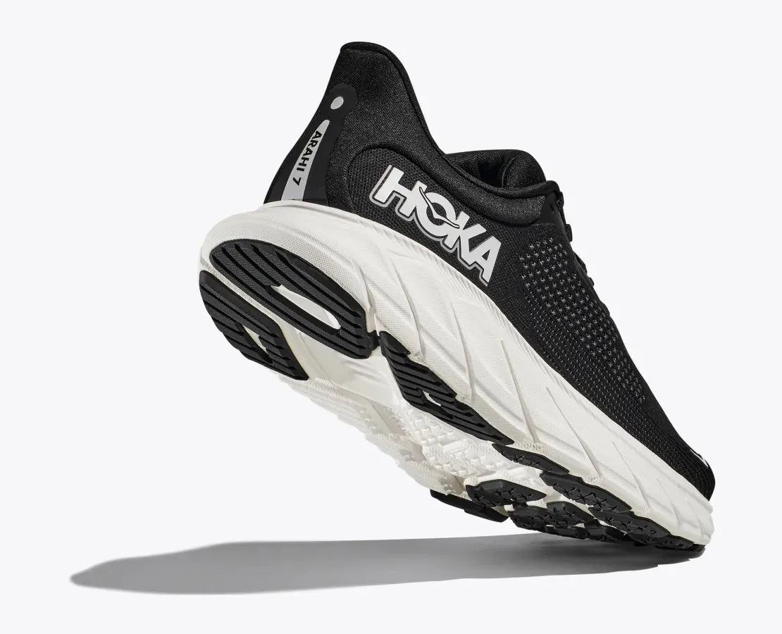 Hoka Arahi 7 Black White Women's