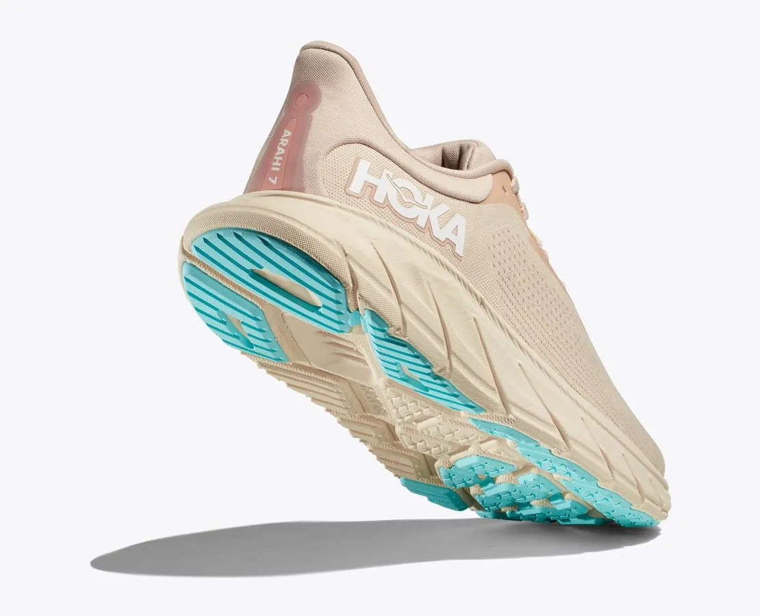 Hoka Arahi 7 Vanilla Cream Wide Women's