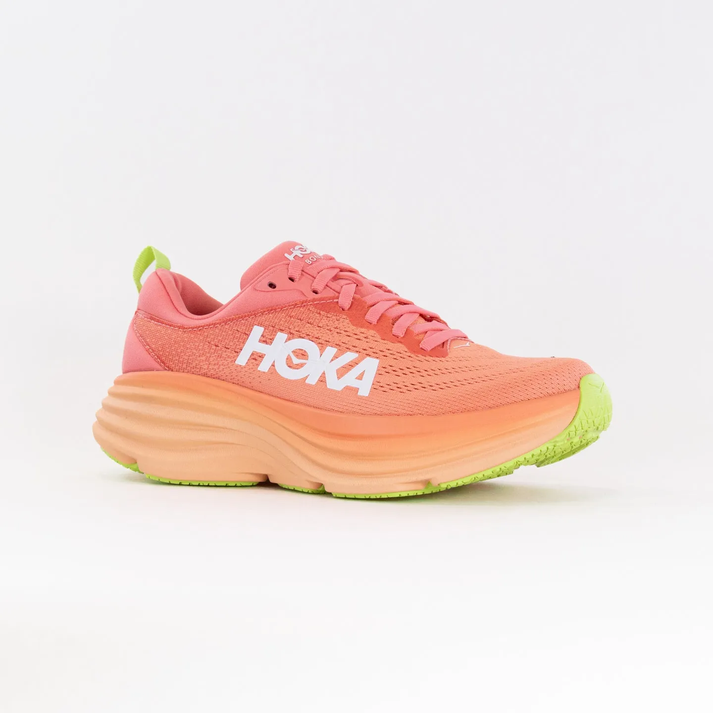 Hoka Bondi 8 (Women's) - Coral/Papaya