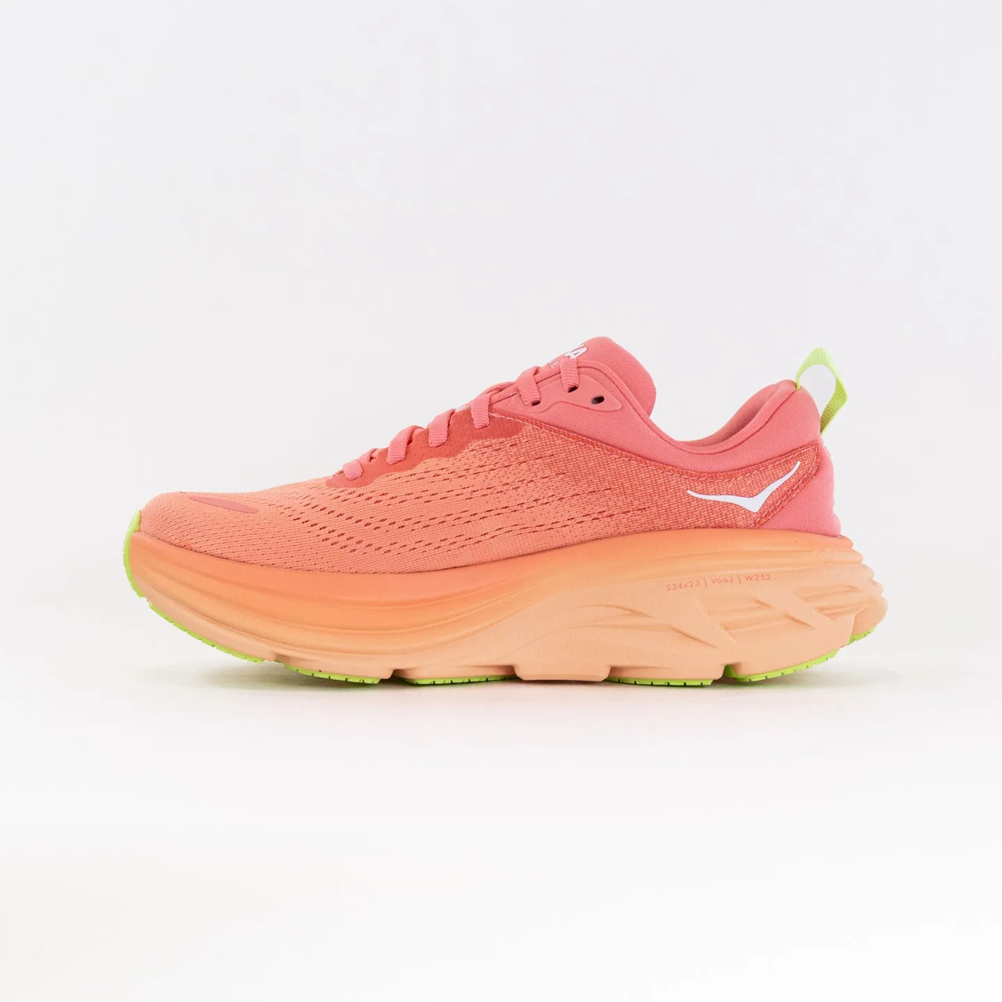 Hoka Bondi 8 (Women's) - Coral/Papaya