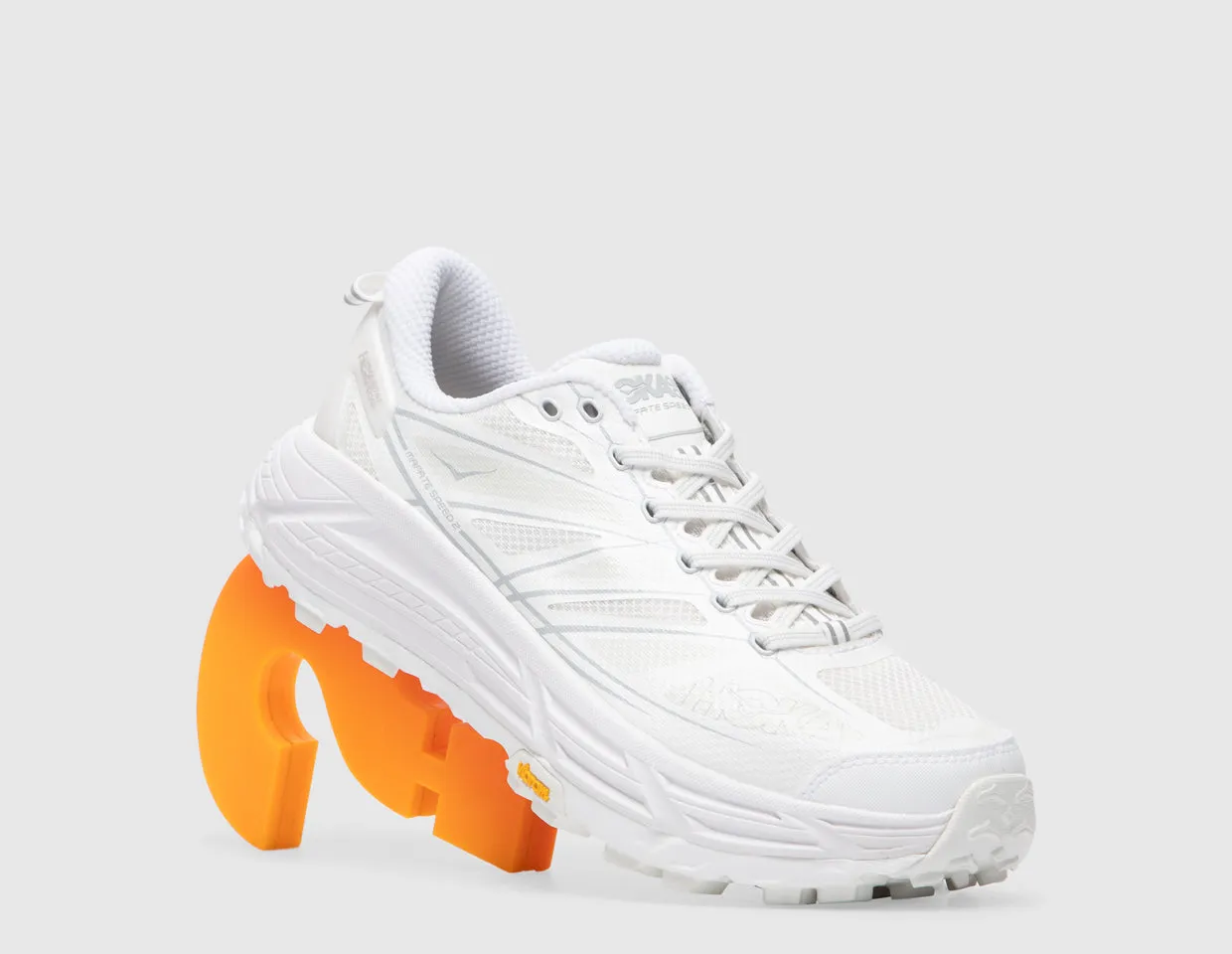 Hoka Mafate Speed 2 White / Lunar Rock