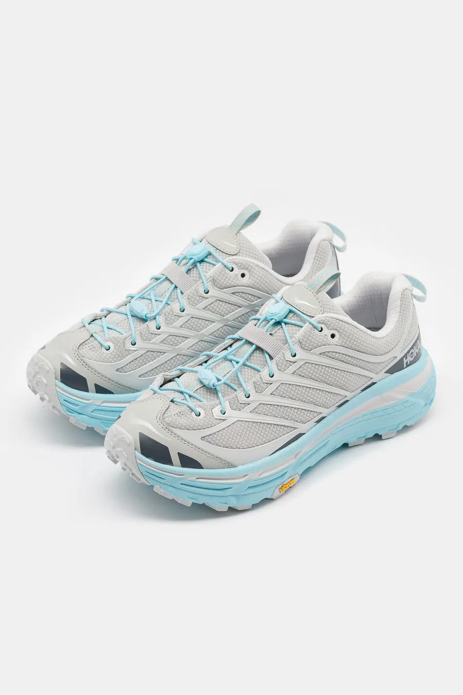 HOKA Mafate Three2 Sneaker in Stardust/Cloudless