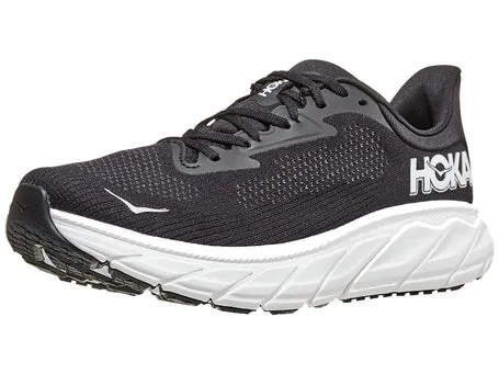 Hoka Men's Arahi 7, black/white, medium and wide