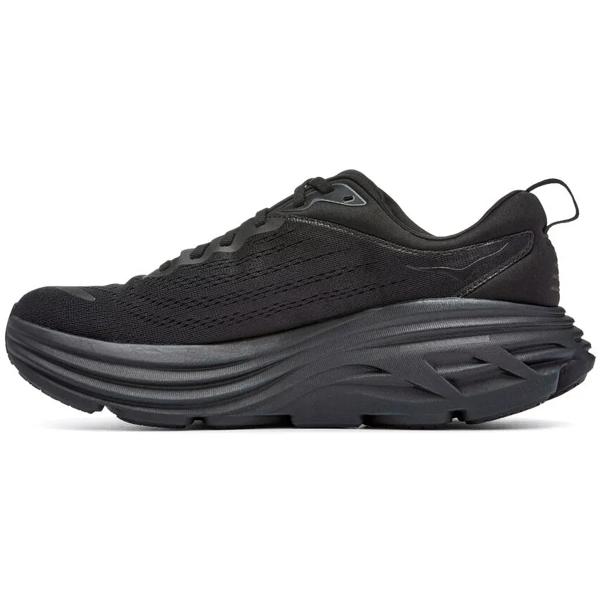 Hoka Men's Bondi 8 Running Shoes Black / Black