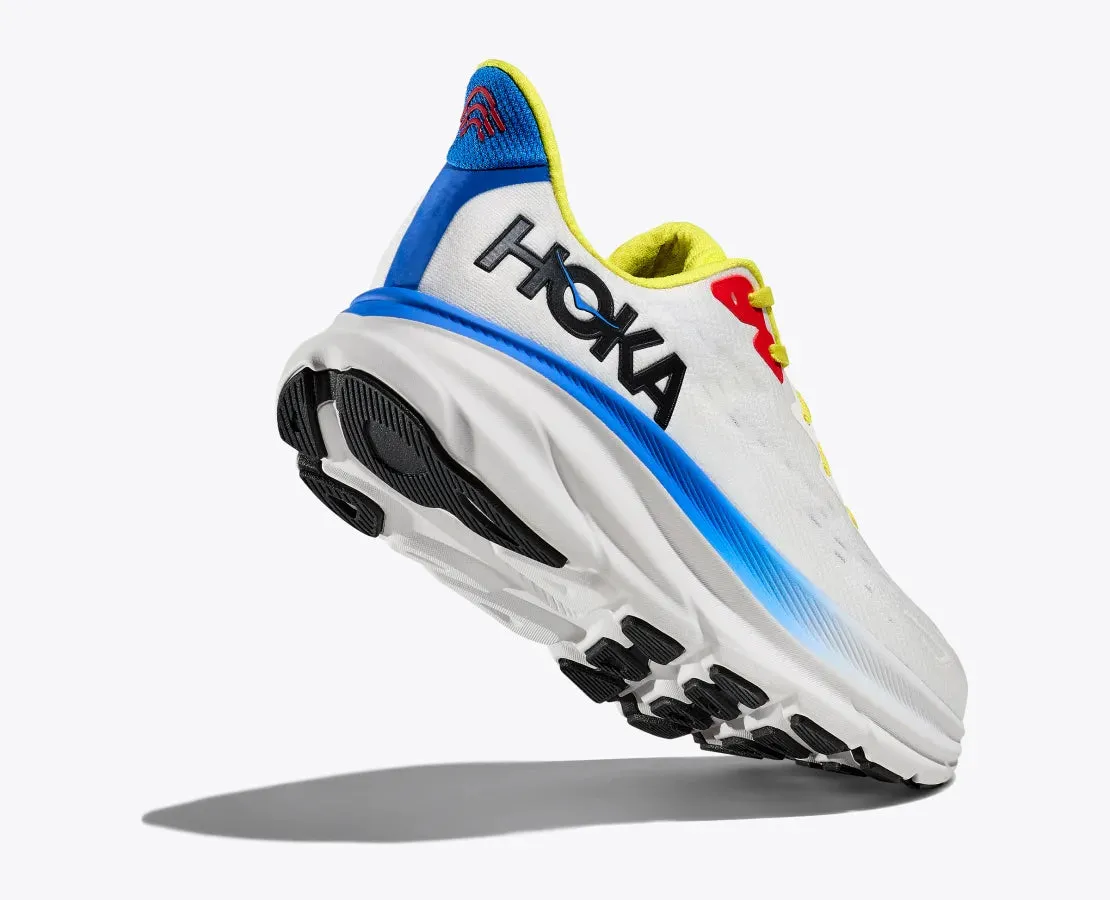 Hoka Men’s Clifton 9 Blanc De Blanc Virtual Blue