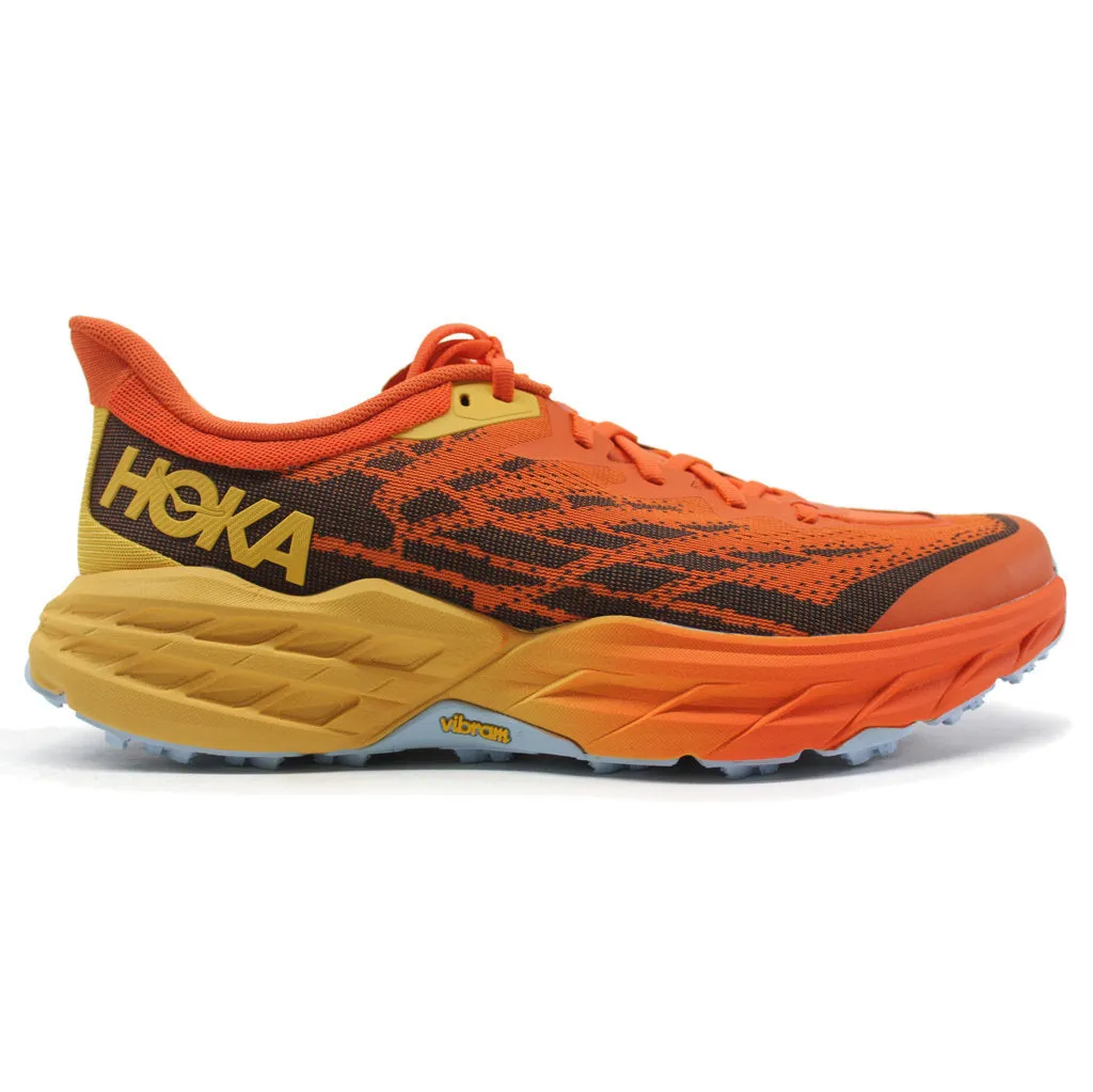 Hoka Mens Trainers Speedgoat 5 Lace-Up Low-Top Textile Synthetic - UK 10