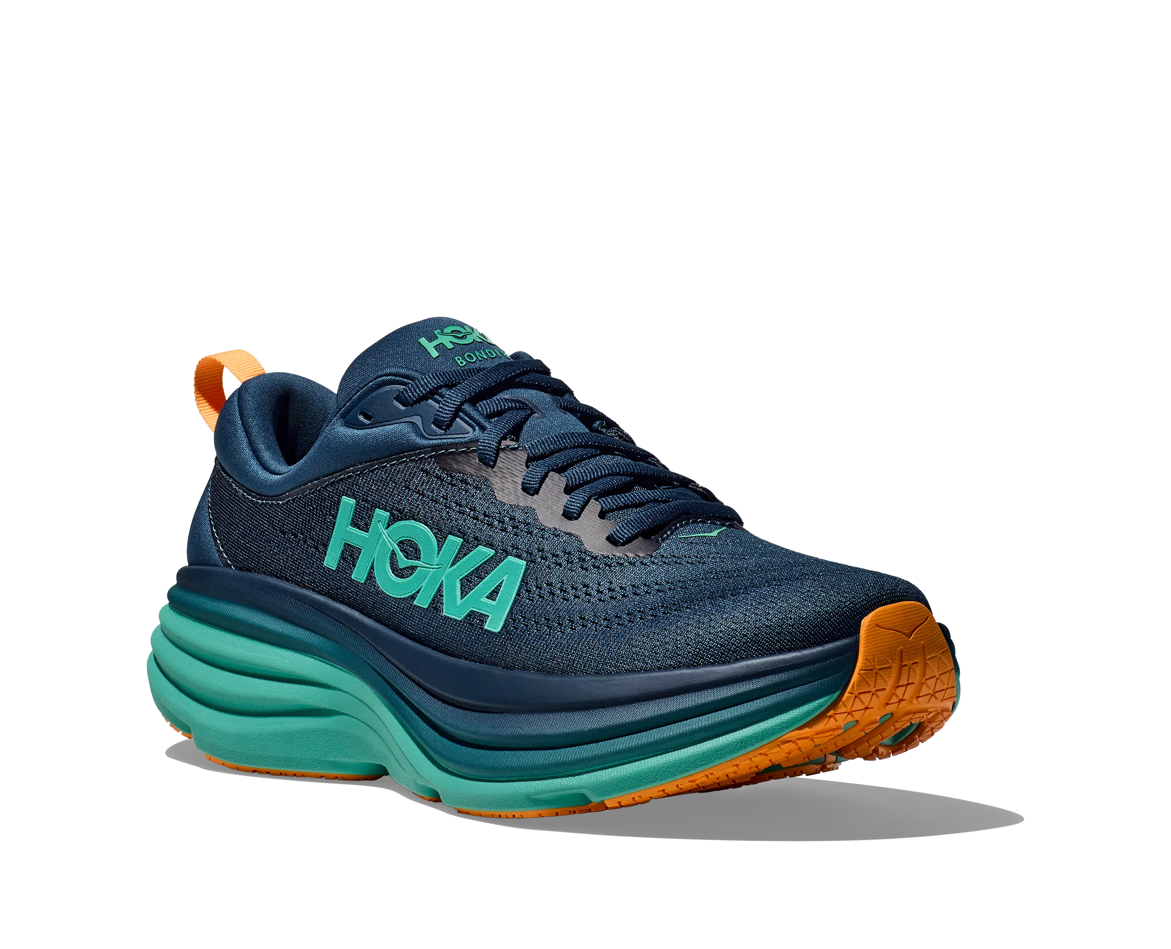 Hoka Men's Bondi 8 Midnight / Shoreline | Buy Hoka Men's Bondi 8 Midnight / Shoreline here | Outnorth