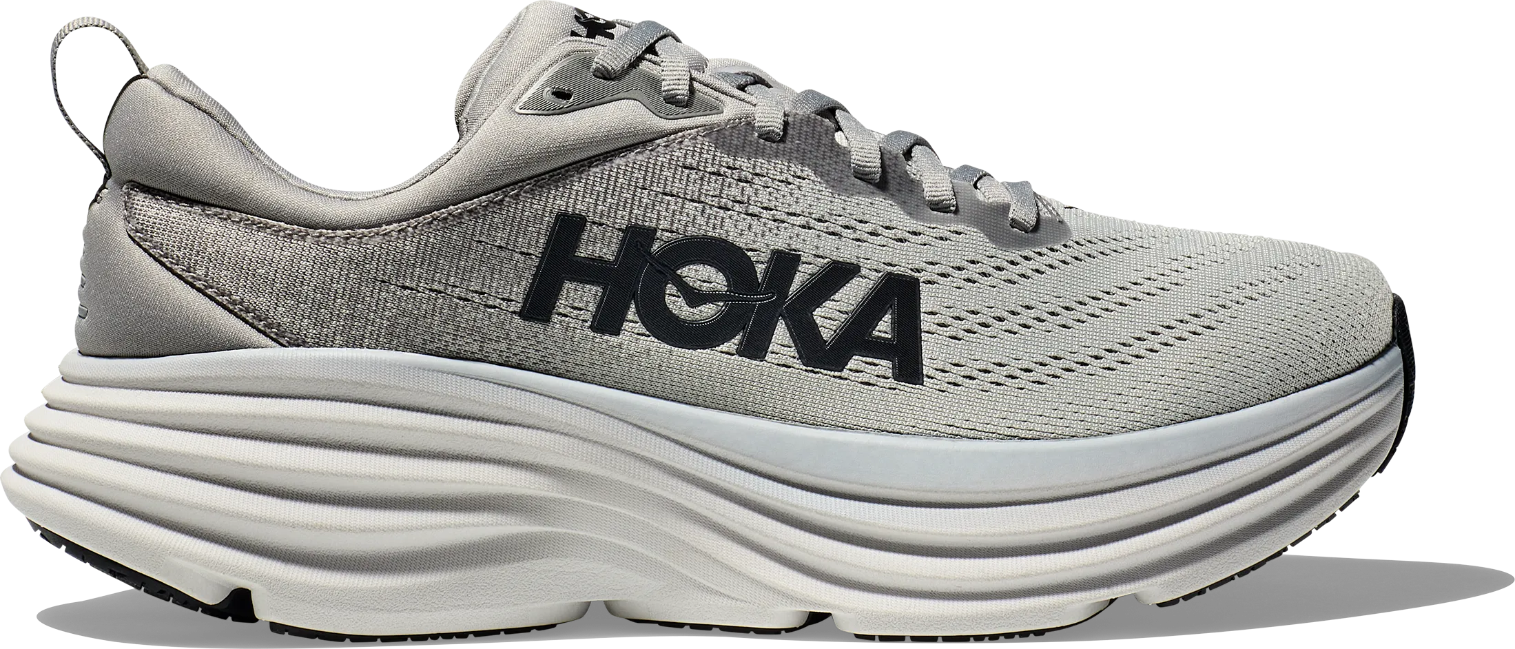 Hoka Men's Bondi 8 Sharkskin/Harbor Mist | Buy Hoka Men's Bondi 8 Sharkskin/Harbor Mist here | Outnorth