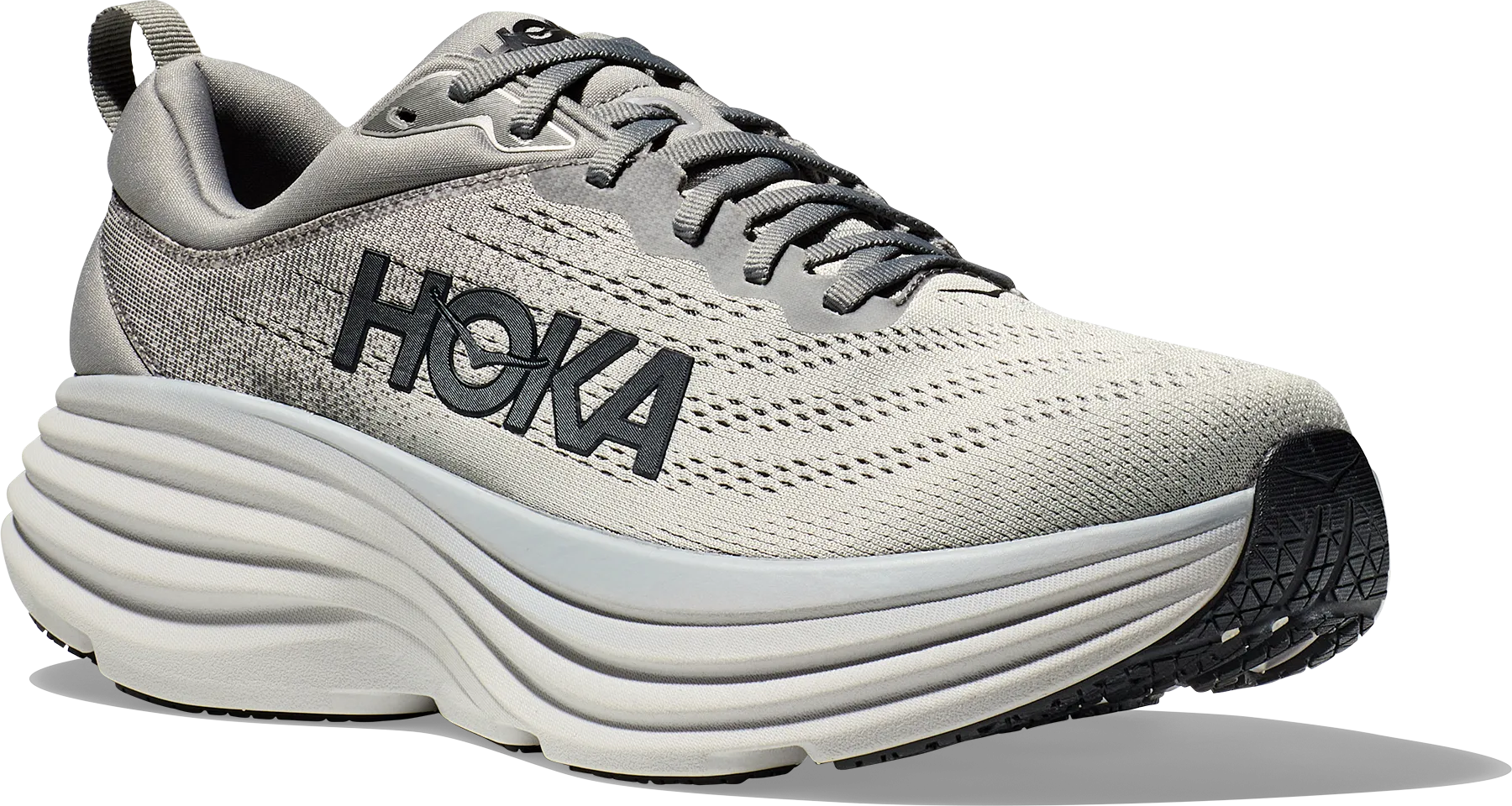 Hoka Men's Bondi 8 Sharkskin/Harbor Mist | Buy Hoka Men's Bondi 8 Sharkskin/Harbor Mist here | Outnorth