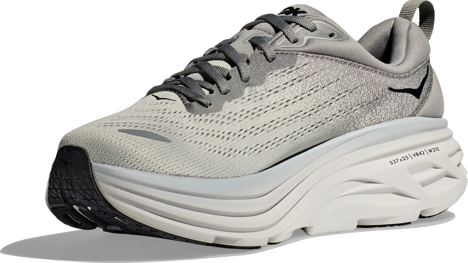 Hoka Men's Bondi 8 Sharkskin/Harbor Mist | Buy Hoka Men's Bondi 8 Sharkskin/Harbor Mist here | Outnorth