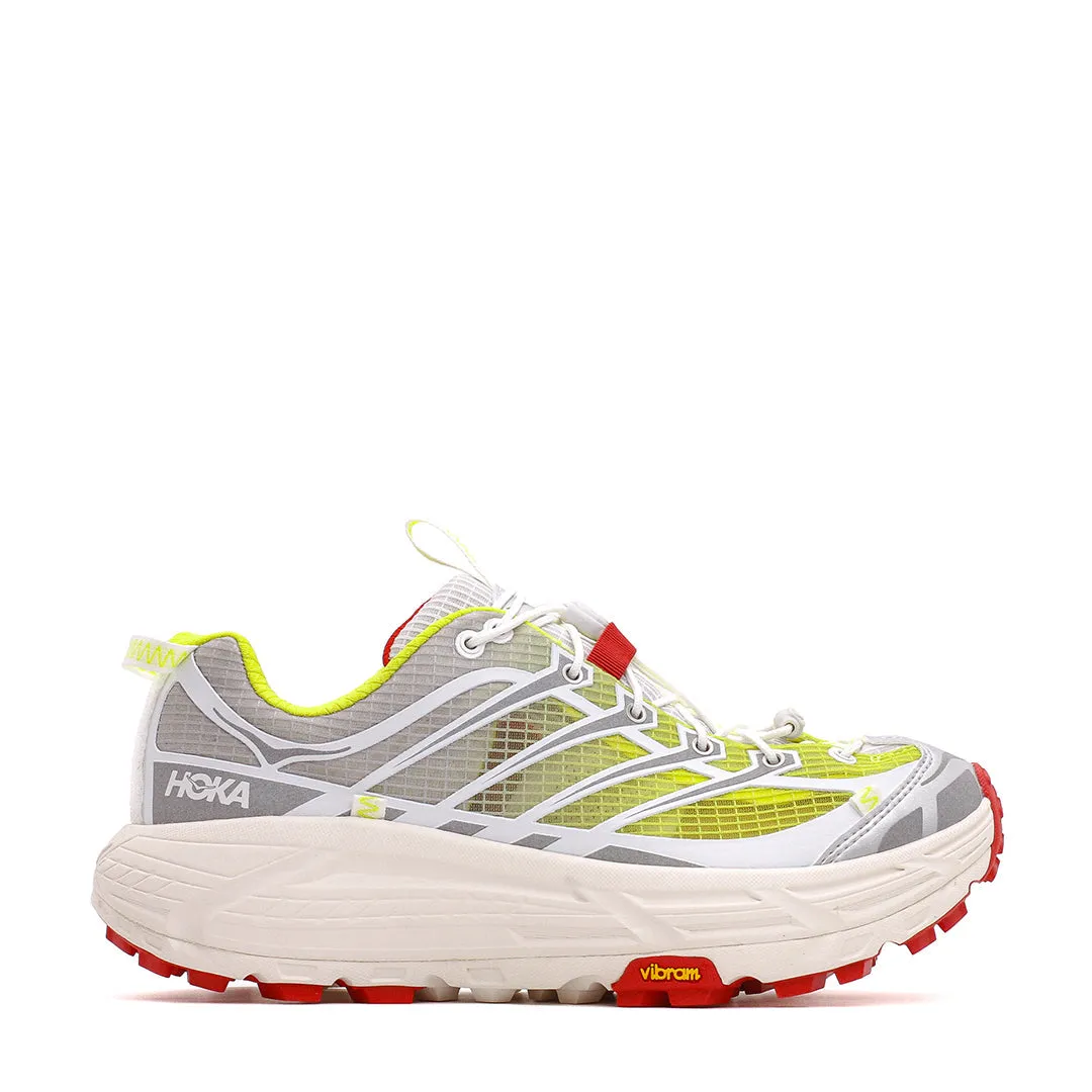 Hoka One One Men x Nicole McLaughlin Mafate Three2 White Neon Yellow 1153931-WNN