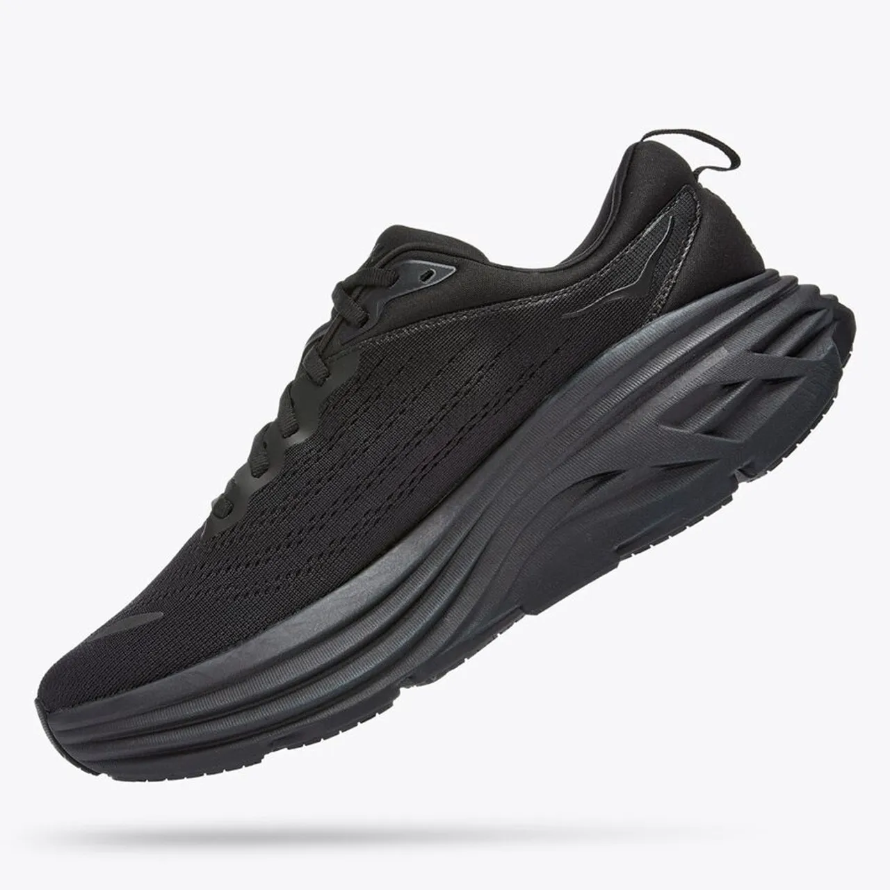 HOKA ONE ONE Men's Bondi 8 - Black / Black (Medium Width)