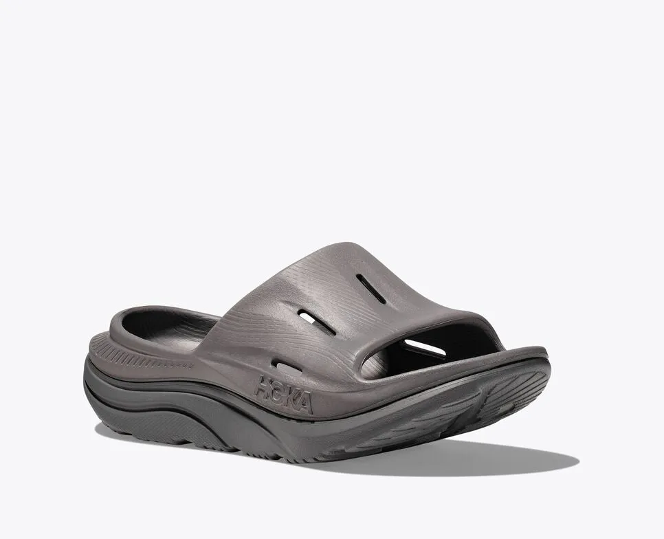 Hoka One One Unisex Ora Recovery Slide 3 Grey Grey