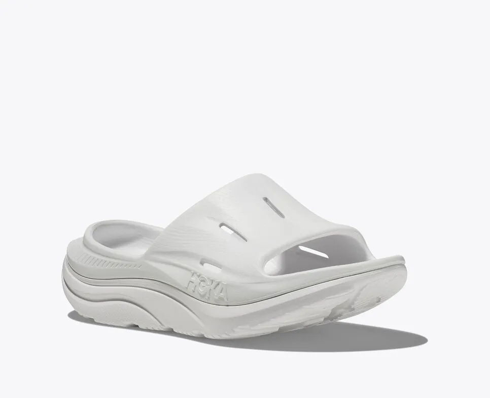 Hoka One One Unisex Ora Recovery Slide 3 White White