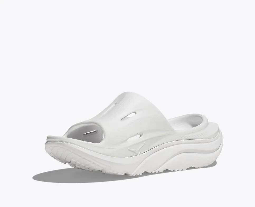 Hoka One One Unisex Ora Recovery Slide 3 White White