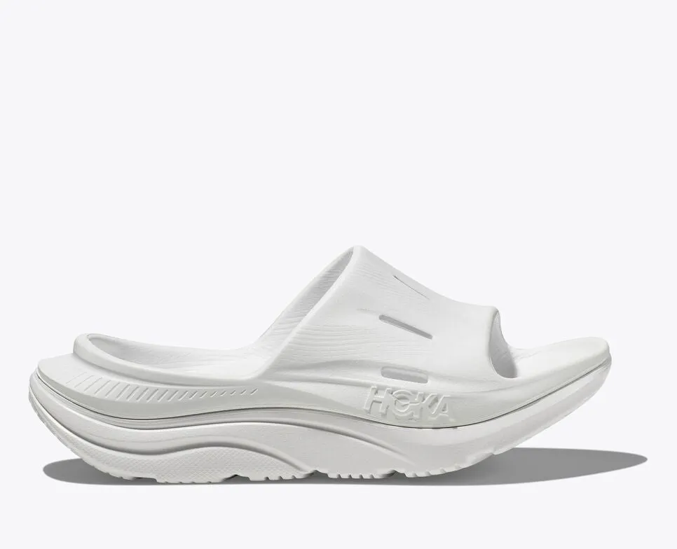 Hoka One One Unisex Ora Recovery Slide 3 White White