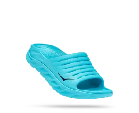 Hoka Ora Recovery Slide Color: Scuba Blue / Bellwether Blue