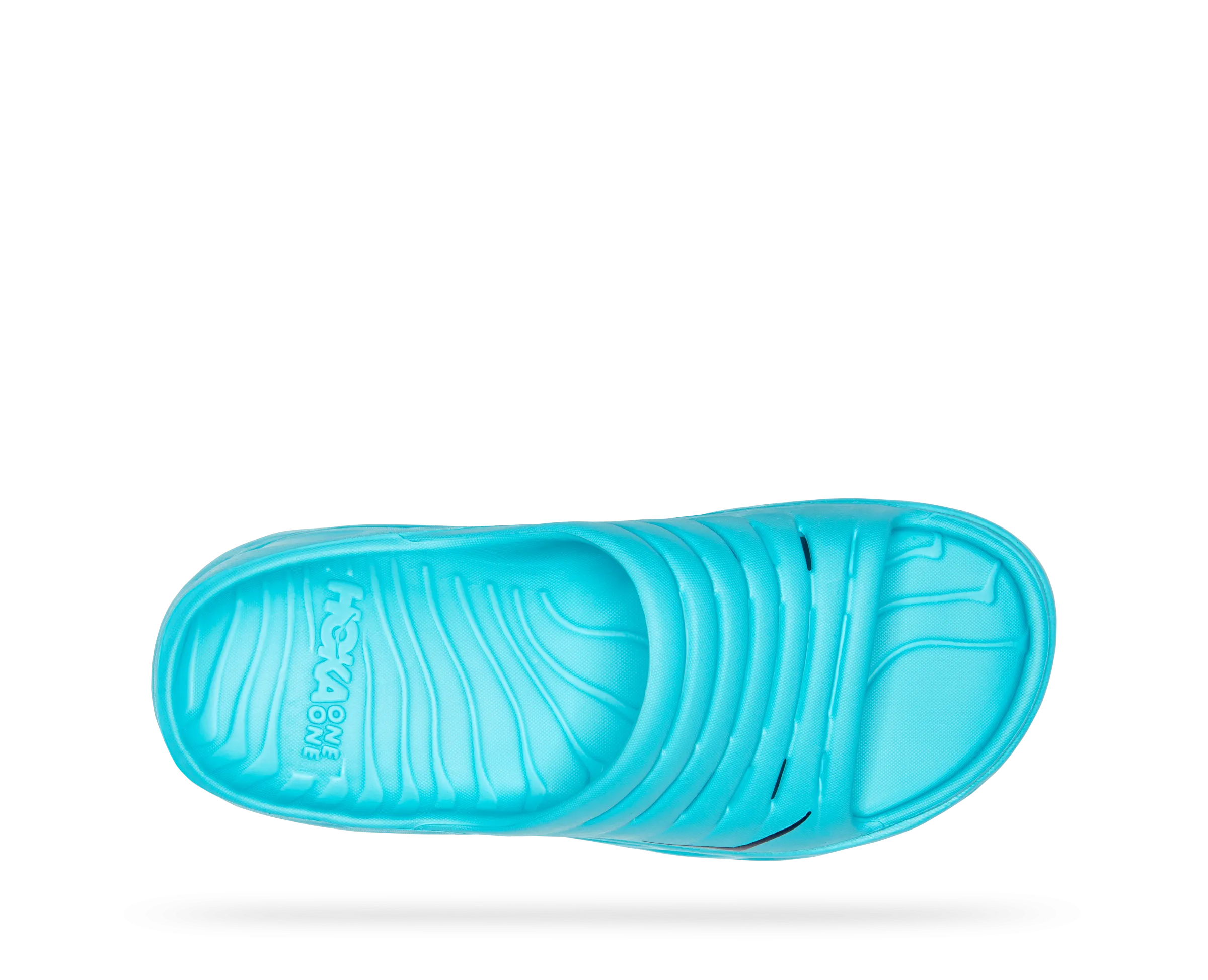 Hoka Ora Recovery Slide Color: Scuba Blue / Bellwether Blue