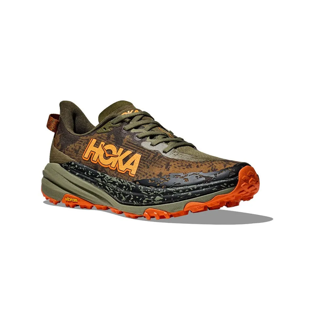 HOKA SPEEDGOAT 6 ANTIQUE OLIVE/SQUASH - MENS