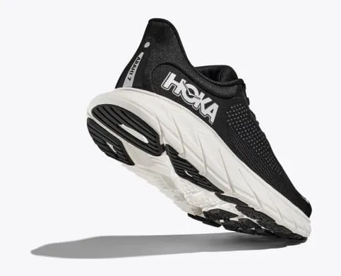 Hoka Women's Arahi 7, black/white, medium and wide