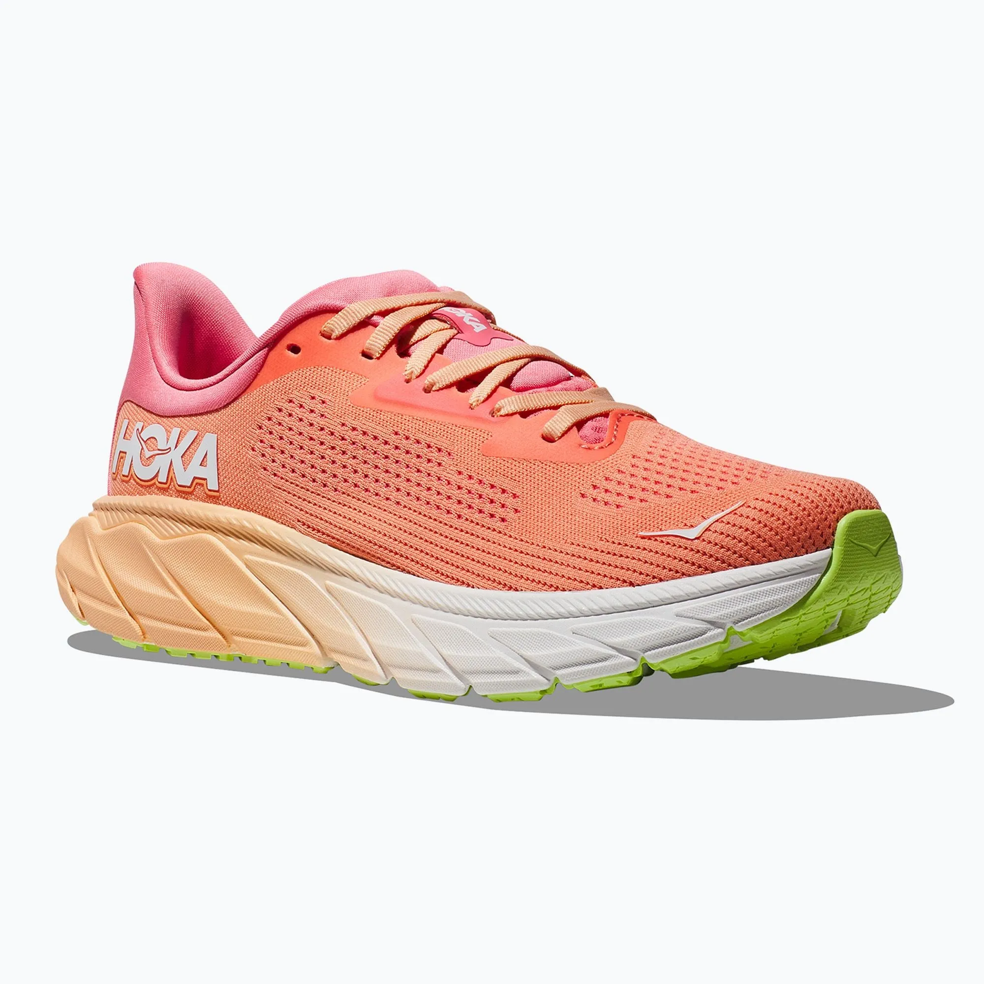 Hoka Women's Arahi 7, papaya/ coral