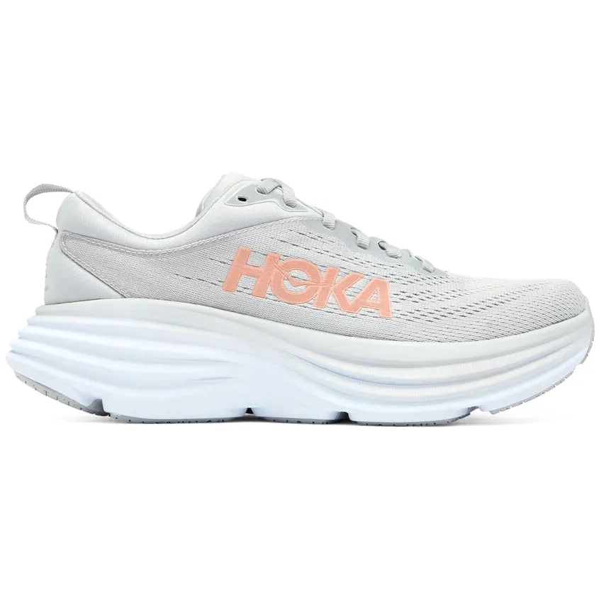 Hoka Women's Bondi 8 Running Shoes Harbor Mist / Lunar Rock