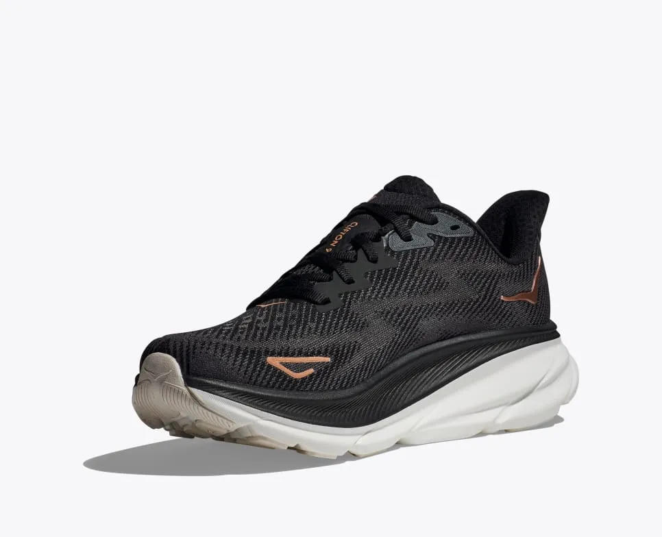 Hoka Women’s Clifton 9 Black Rose Gold