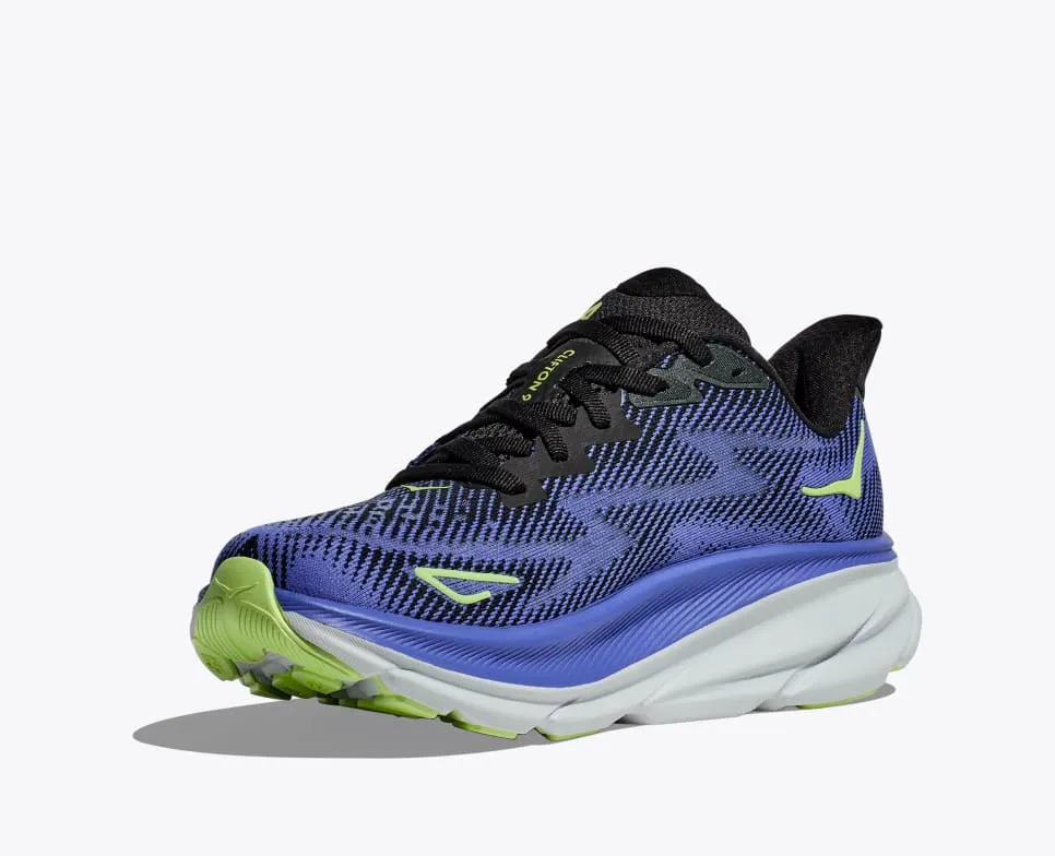 Hoka Women’s Clifton 9 Black Stellar Blue