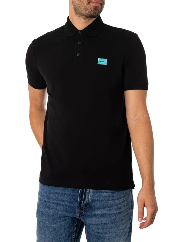 HUGO Dereso232 Slim Polo Shirt - Black