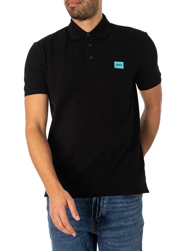 HUGO Dereso232 Slim Polo Shirt - Black