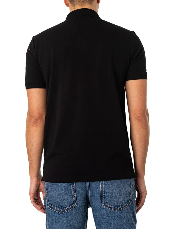 HUGO Dereso232 Slim Polo Shirt - Black