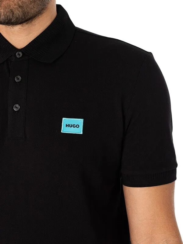 HUGO Dereso232 Slim Polo Shirt - Black