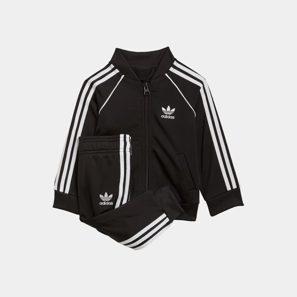 JD Sports adidas Originals Infants' Adicolor Superstar Tracksuit Black / White