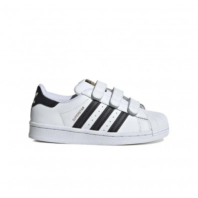 Kids' adidas Originals Superstar CF (Cloud White/Core Black/Cloud White)