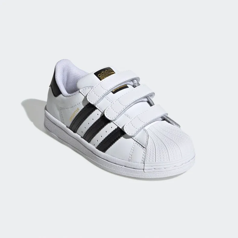 Kids' adidas Originals Superstar CF (Cloud White/Core Black/Cloud White)