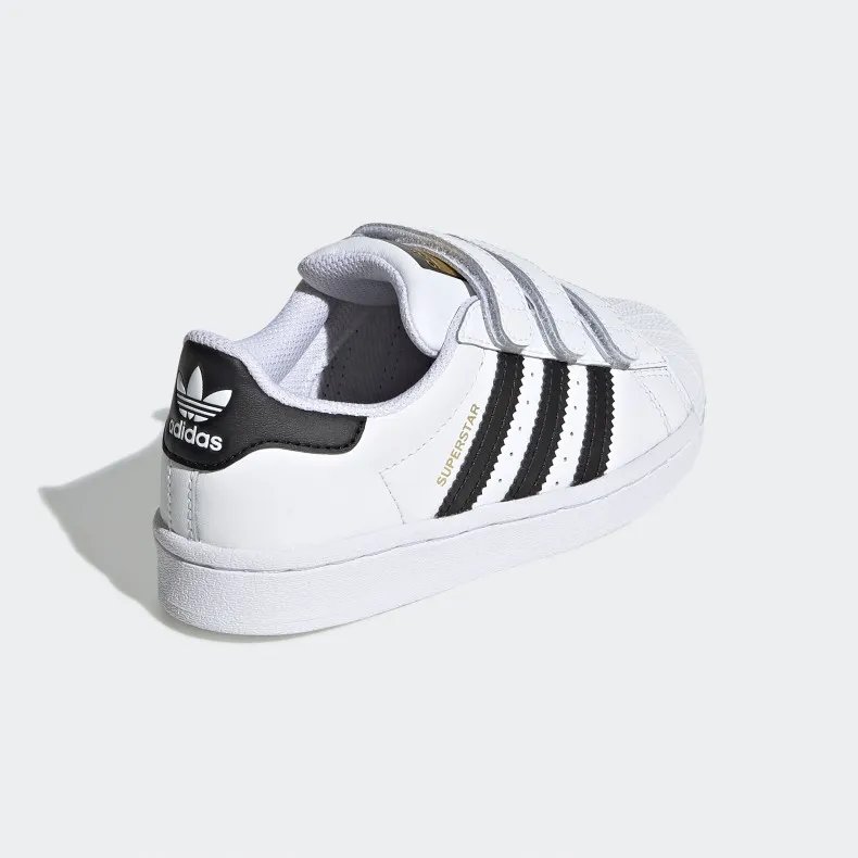 Kids' adidas Originals Superstar CF (Cloud White/Core Black/Cloud White)