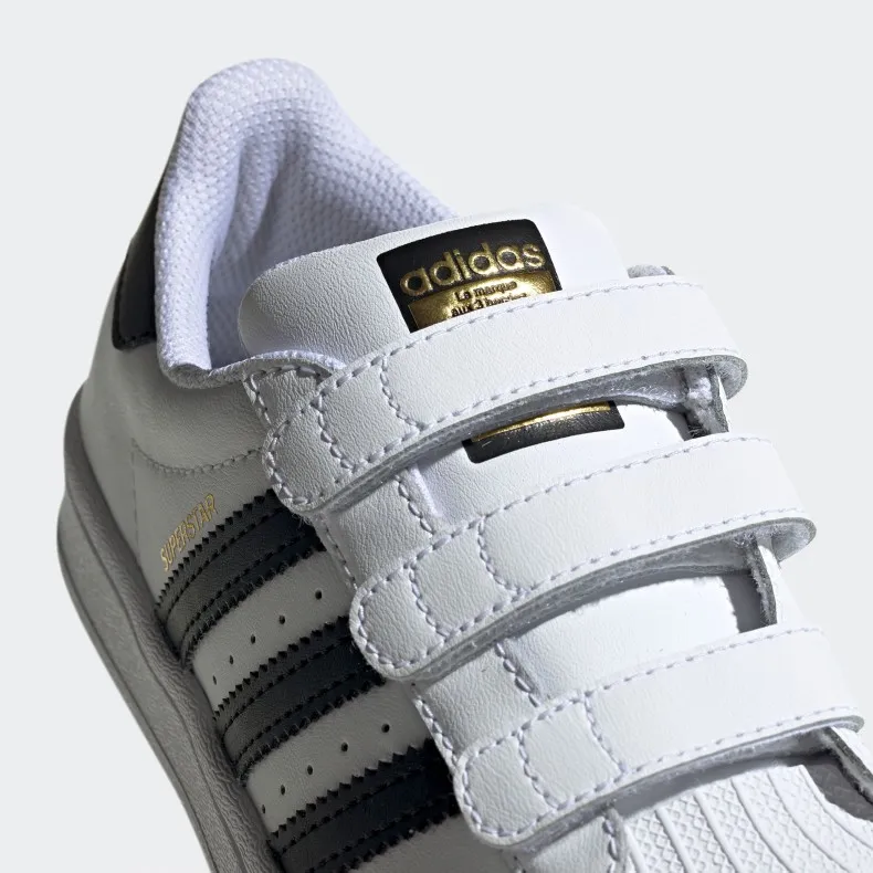 Kids' adidas Originals Superstar CF (Cloud White/Core Black/Cloud White)