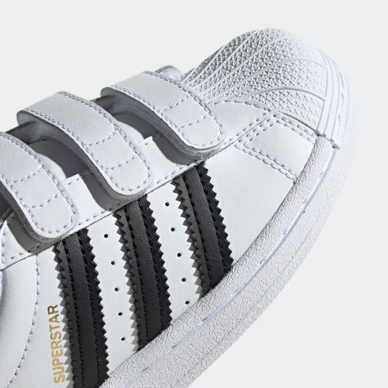 Kids' adidas Originals Superstar CF (Cloud White/Core Black/Cloud White)