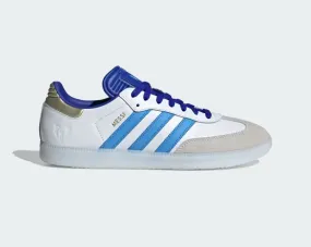 Lionel Messi x Adidas Samba Indoor Cloud White Lucid Blue Blue Blast ID3550