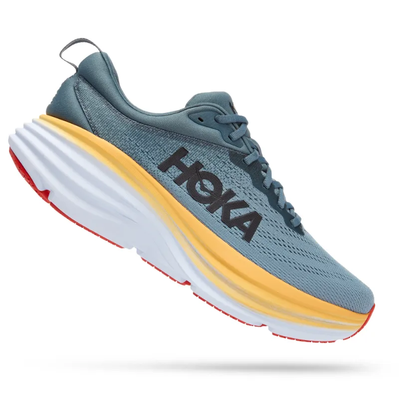 Men’s HOKA Bondi 8 – Goblin Blue/Mountain Spring (GBMS)