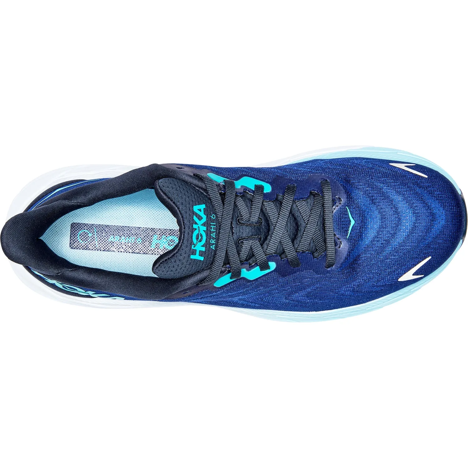 Men's Hoka Arahi 6 Outer Space/Bellwether Blue Mesh