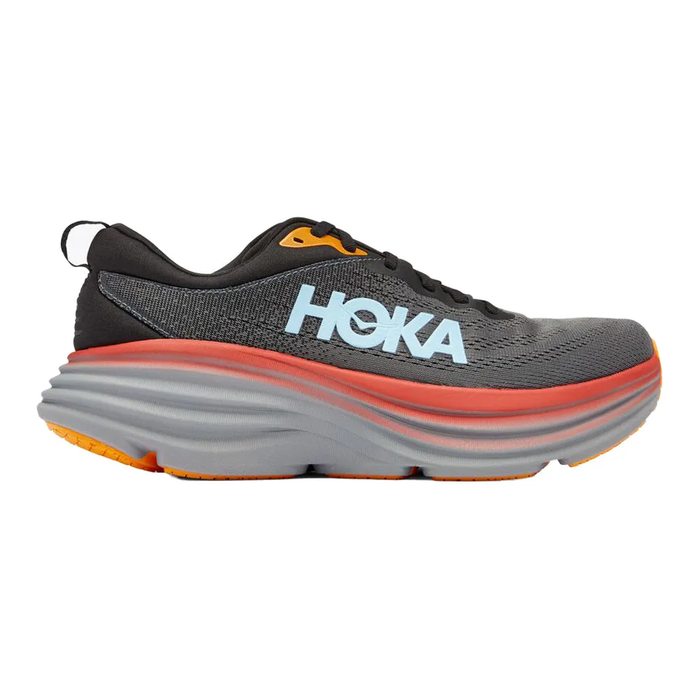 Men's Hoka One One Bondi 8, Anthracite/Castlerock, 11 D Medium